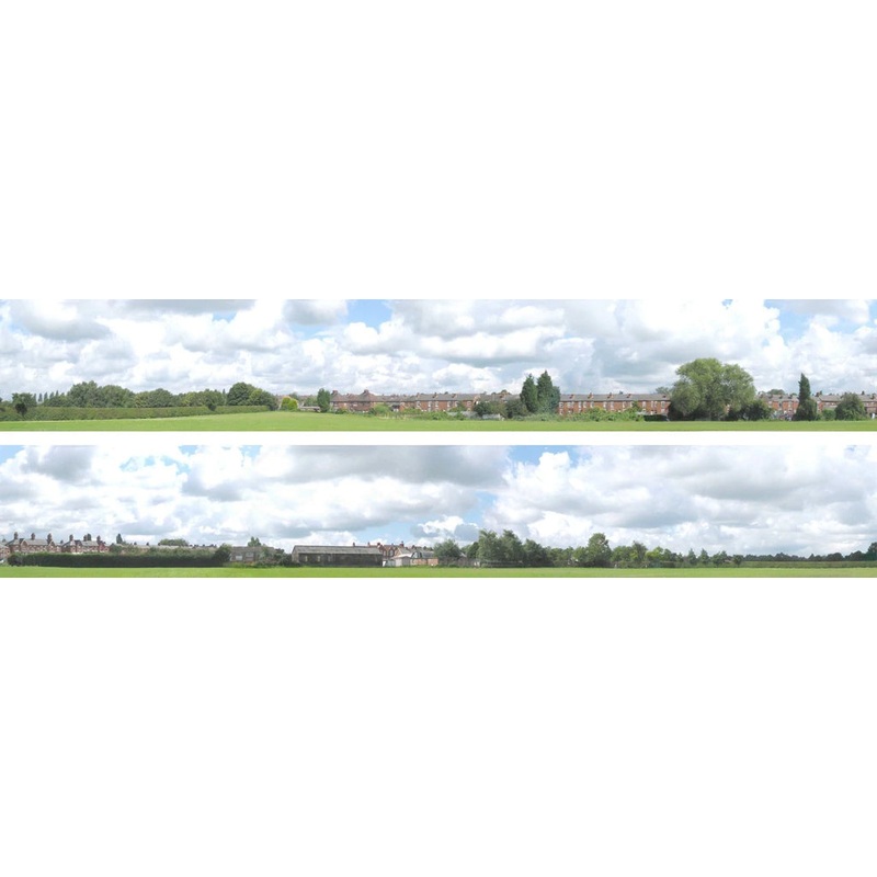 Art Printers Premium Into the Town OO Gauge 9 Backscene