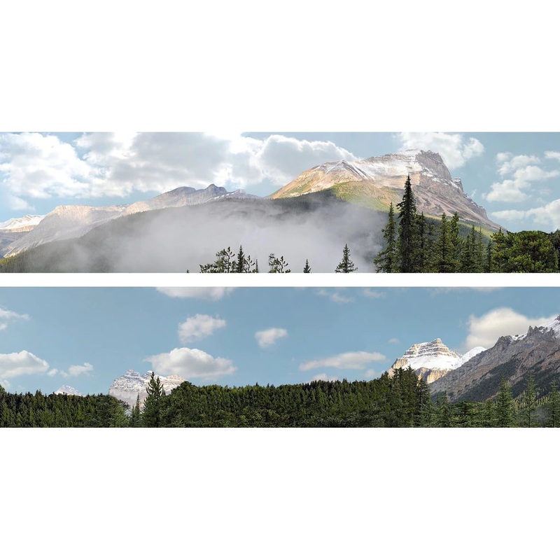Art Printers Premium ROCKIES BACKSCENE OO Gauge 15 Backscene
