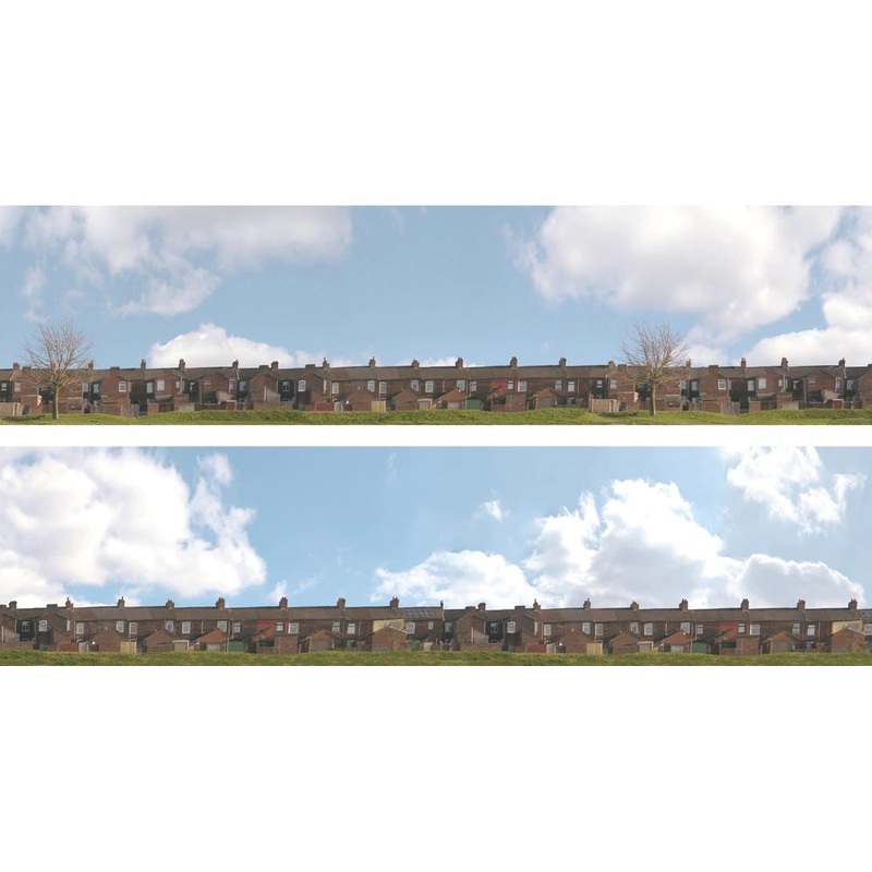 Art Printers Terraced House Backs OO Gauge 15 High Backscene
