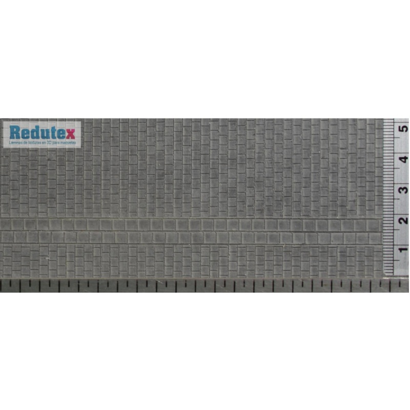 Roadway Dutch I (Grey) 1:87 HO 3D Self Adhesive Texture Sheet