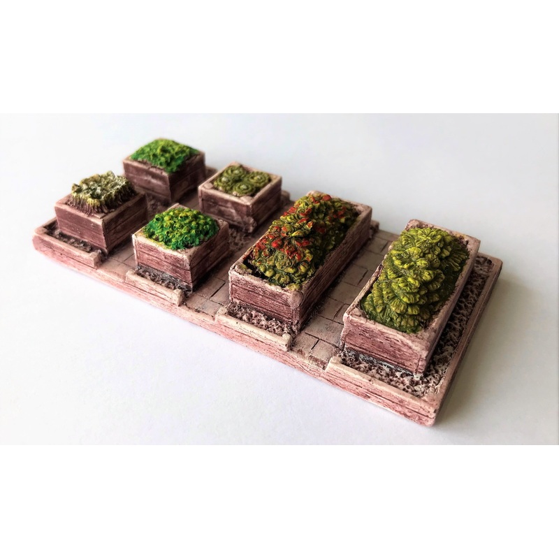 Allotment Plot With Easy Access Planting Boxes