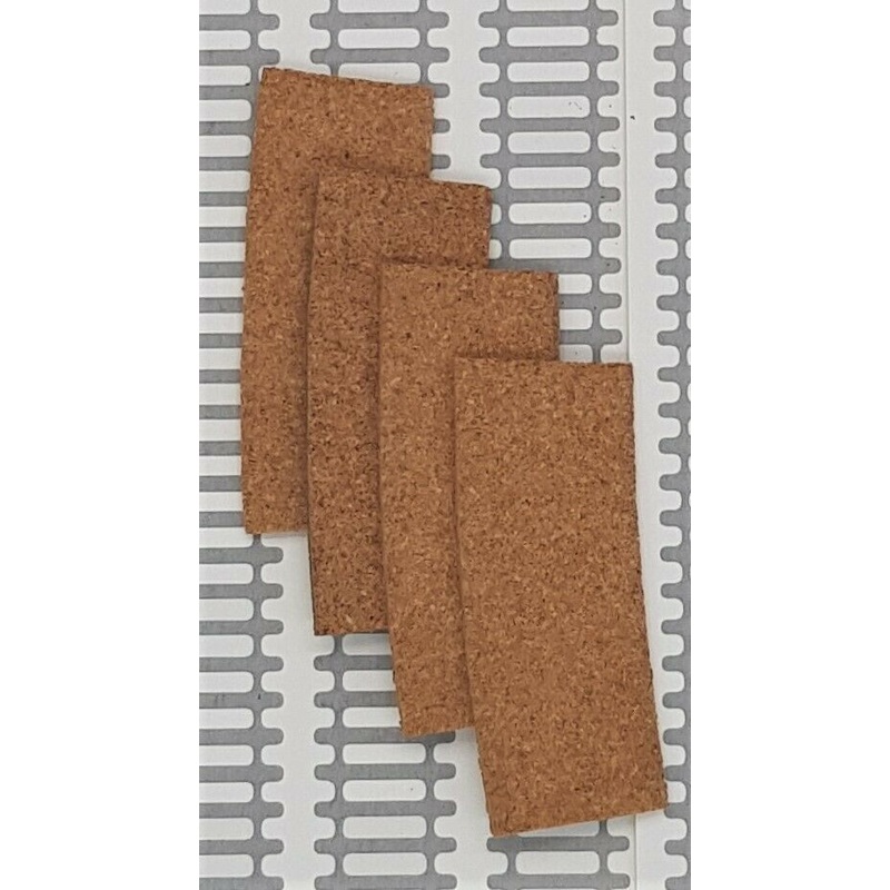 Cork track pre-cut – Curve 2nd radius Arc 11.5deg – Pack of 4