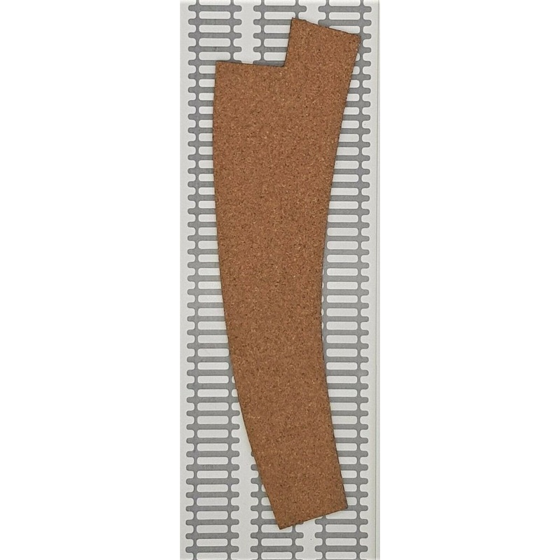 Cork track pre-cut – R/H Curved Point – Pack of 4