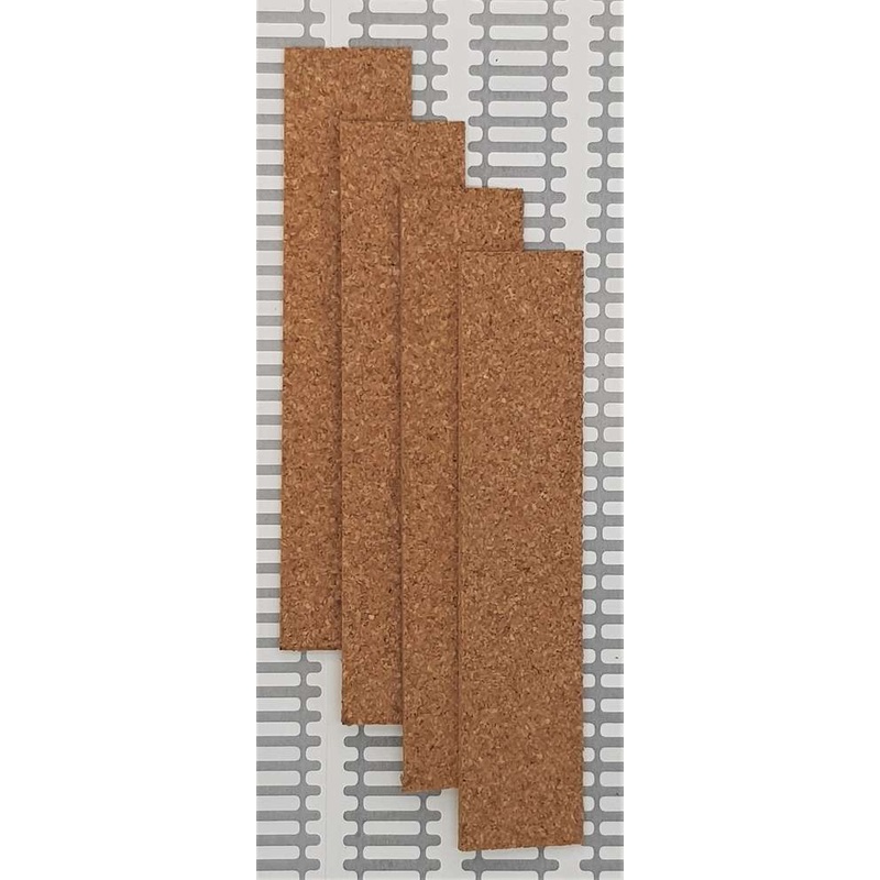 Cork track pre-cut – Short Straight – Pack of 4