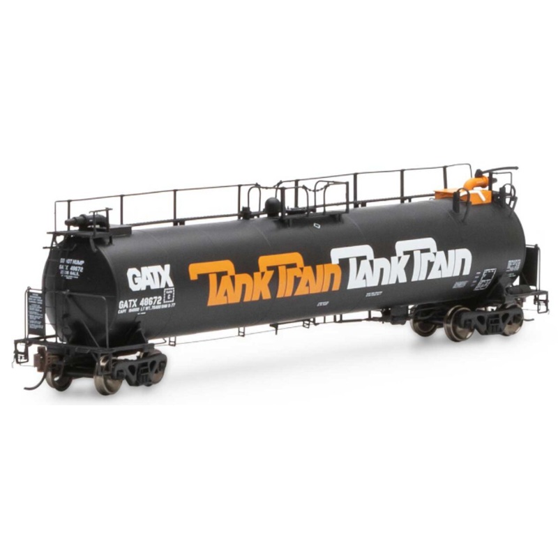 HO TankTrain Intermediate,GATX/Orange Letter#48672