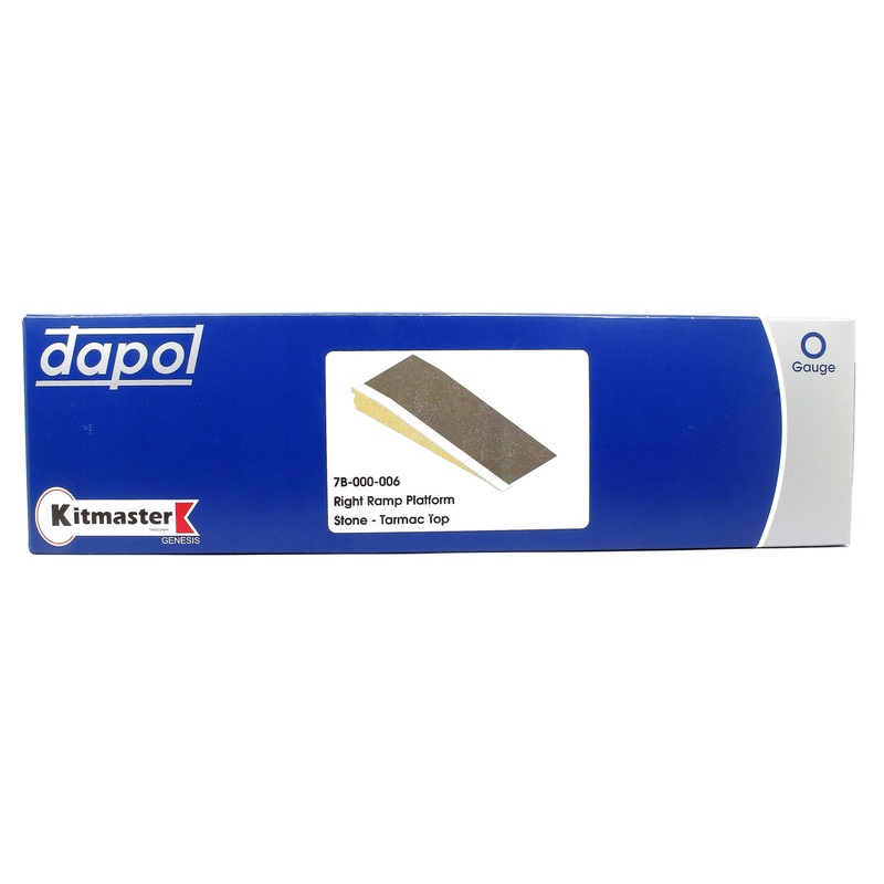 Kitmaster Genesis – Ramp Right Stone Facing Tarmac Top