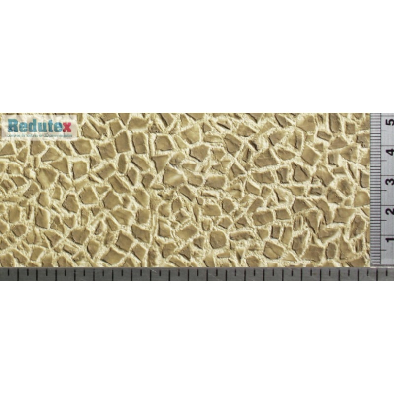 Masonry Random Stone STANDARD O/1:43 Self Adhesive 3D Textured Sheet
