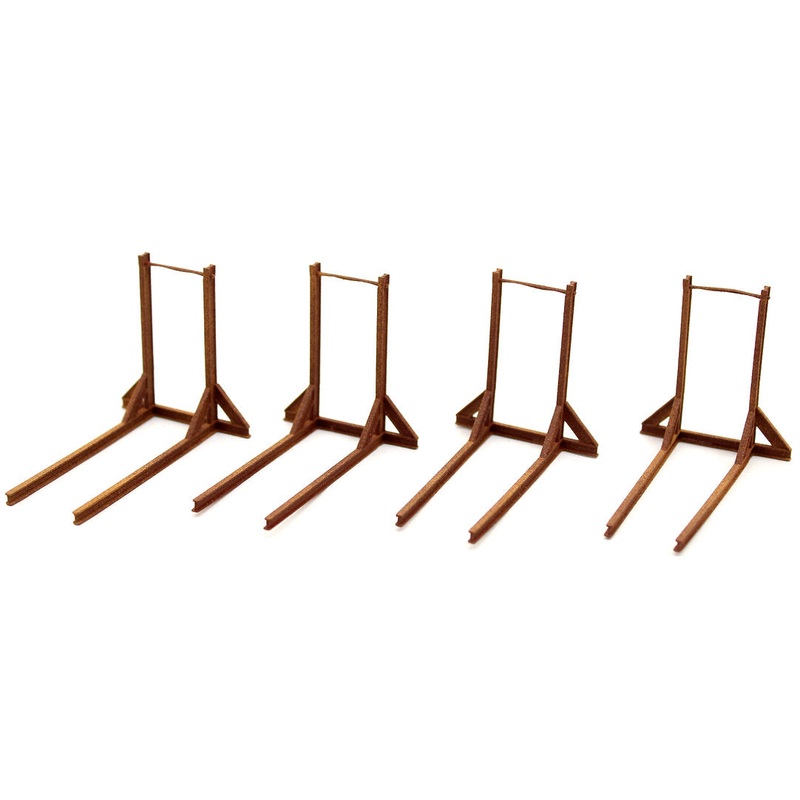 Rusty Log Stanchion Frames – Set of 4