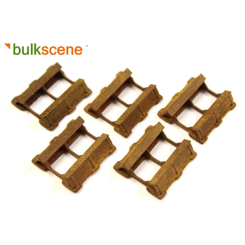 Rusty Weathered BAA Steel Coil Cradles (x5)