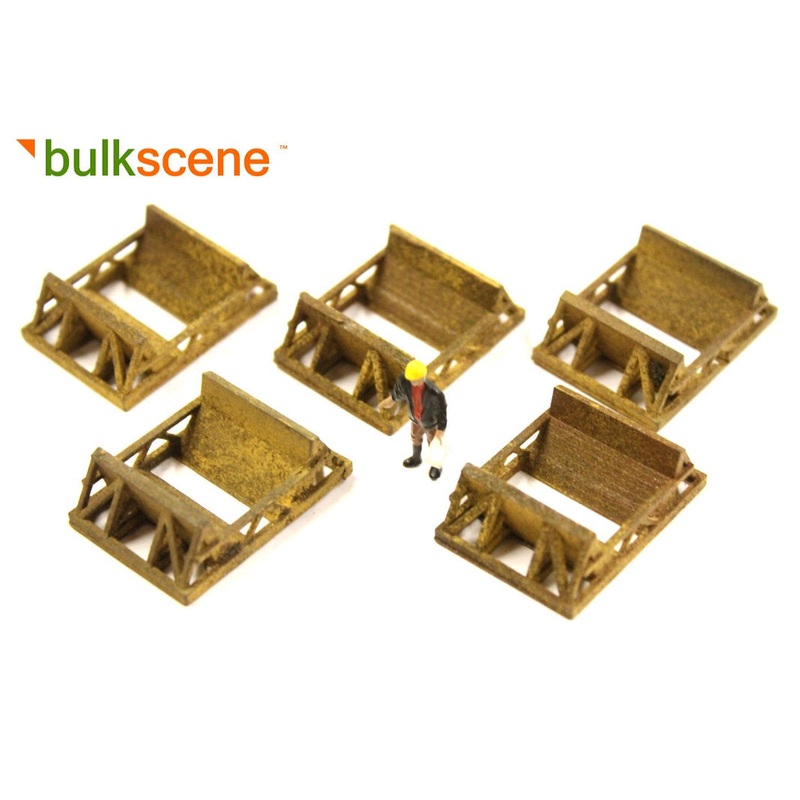 Rusty Weathered Framed Steel Coil Cradles (x5)