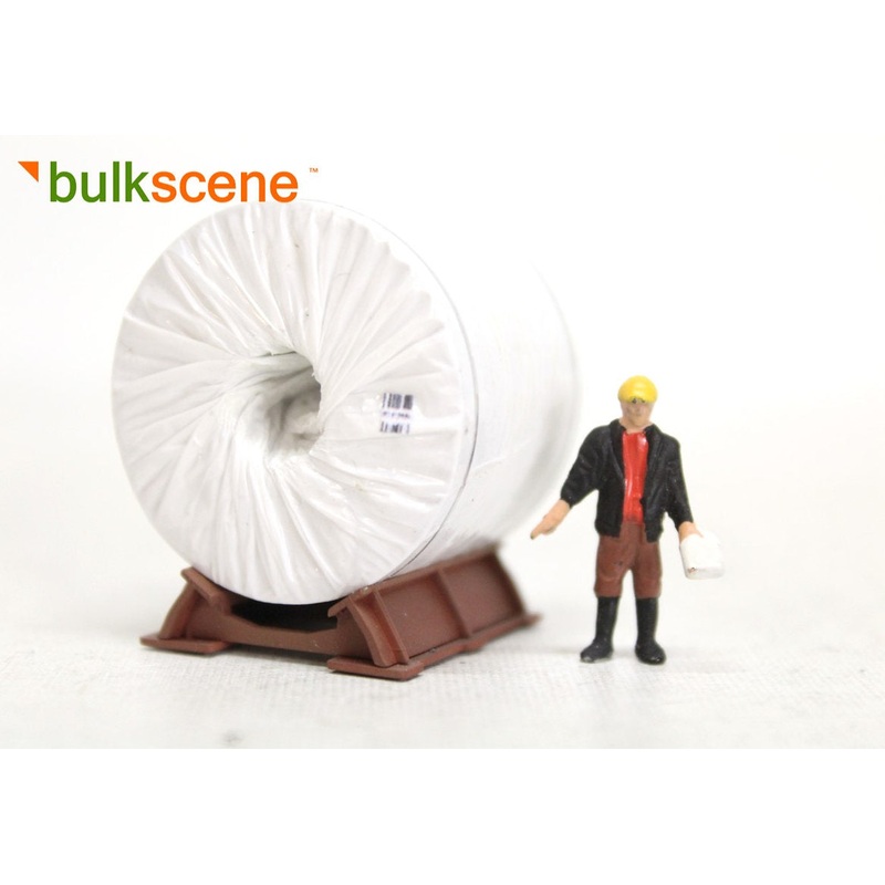 White Wrapped Coil Loads (x3) 32mm x 24mm