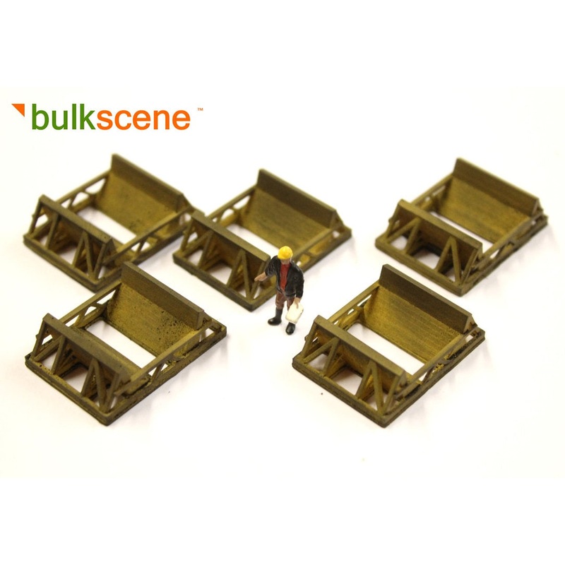 Yellow Weathered Framed Steel Coil Cradles (x5)