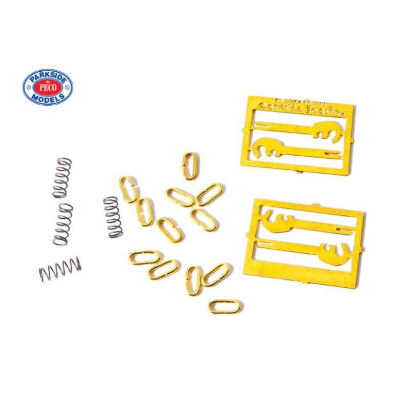 3 Link Couplings Etched hook Springs Kit