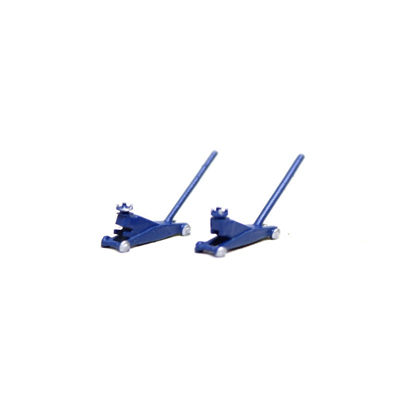 Blue Car Pump Jacks – Car Garage Accessory – Pack of 2