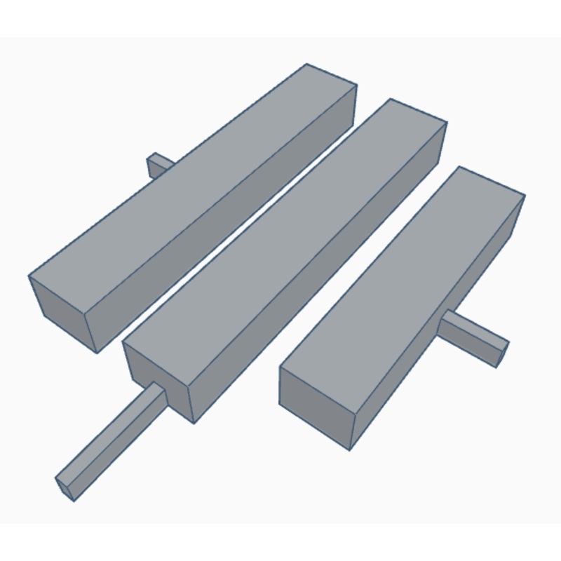 Bulkscene – Concrete Trunking Lineside Cabinet Bases – UNPAINTED – Pack of 3