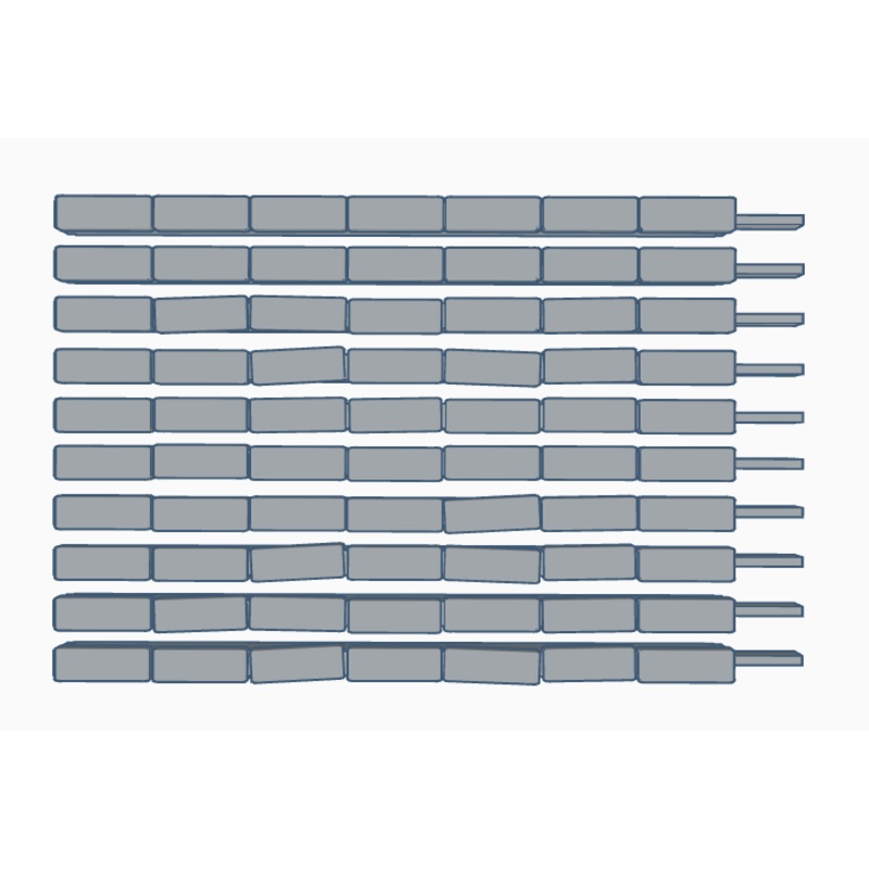 Bulkscene – Concrete Trunking Straights – UNPAINTED – Pack of 10