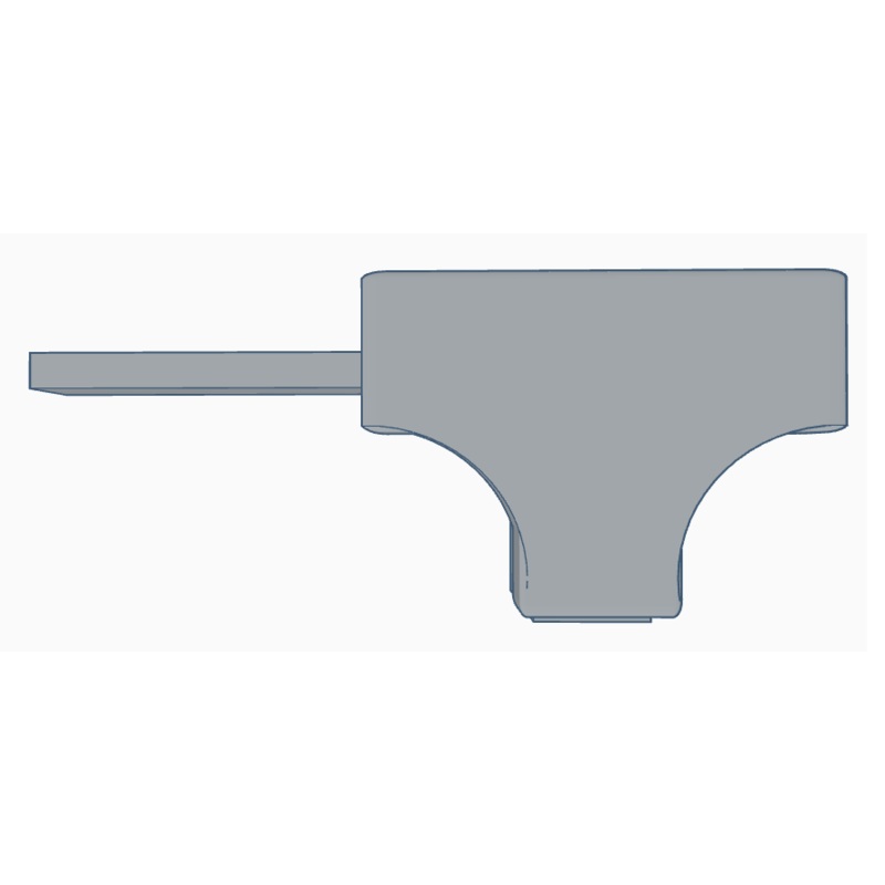 Bulkscene – Concrete Trunking Tee Junction – UNPAINTED – Pack of 5