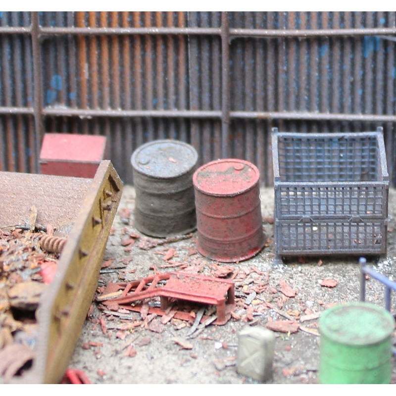 Dented Oil Drums – BLACK – Pack of 10