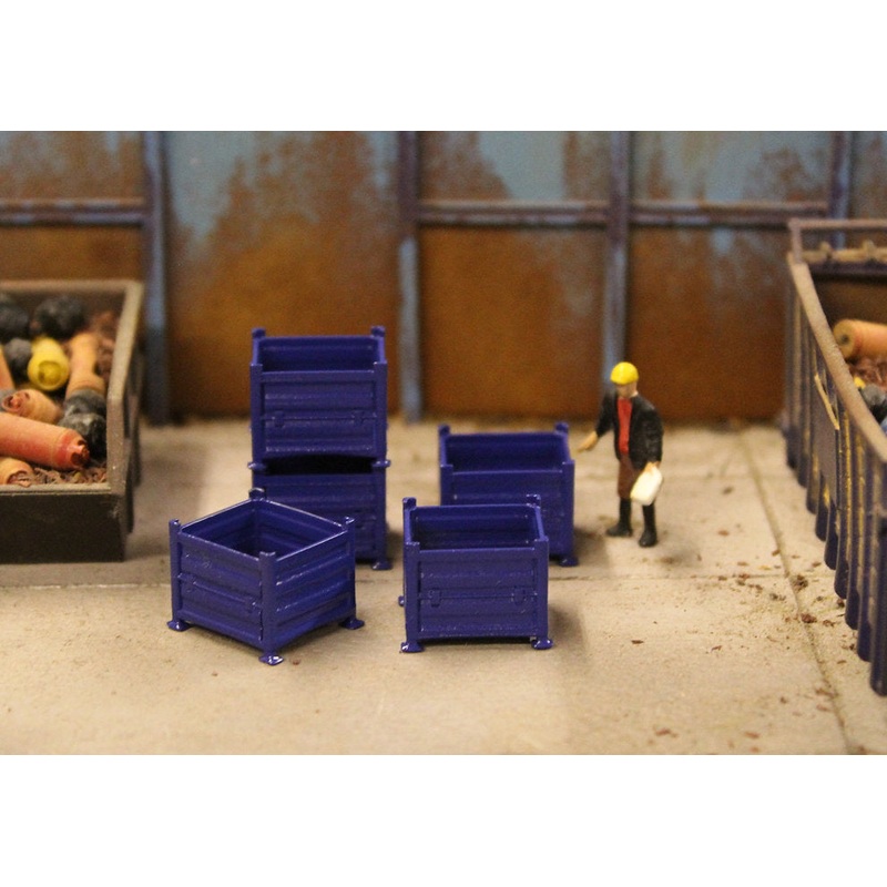 Heavy Duty Stillage Containers – Blue (x5)