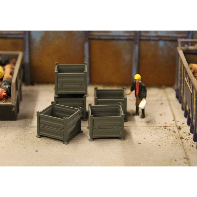 Heavy Duty Stillage Containers – Camo Green (x5)