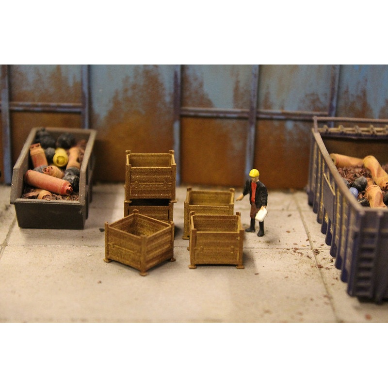 Heavy Duty Stillage Containers – Rusty (x5)