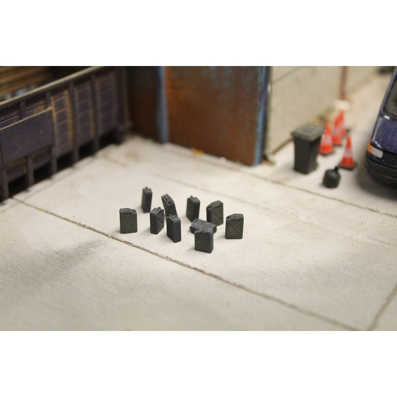 Jerry Cans – Pack of 10 – STEEL GREY