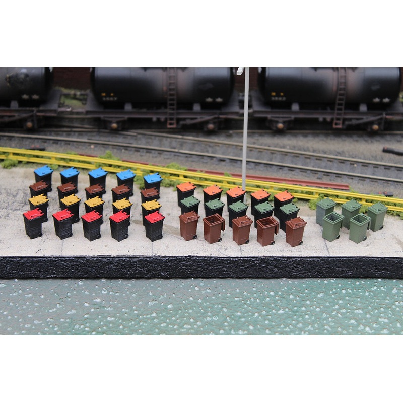 Modern Wheelie Bins – ALL COLOURS – Pack of 40