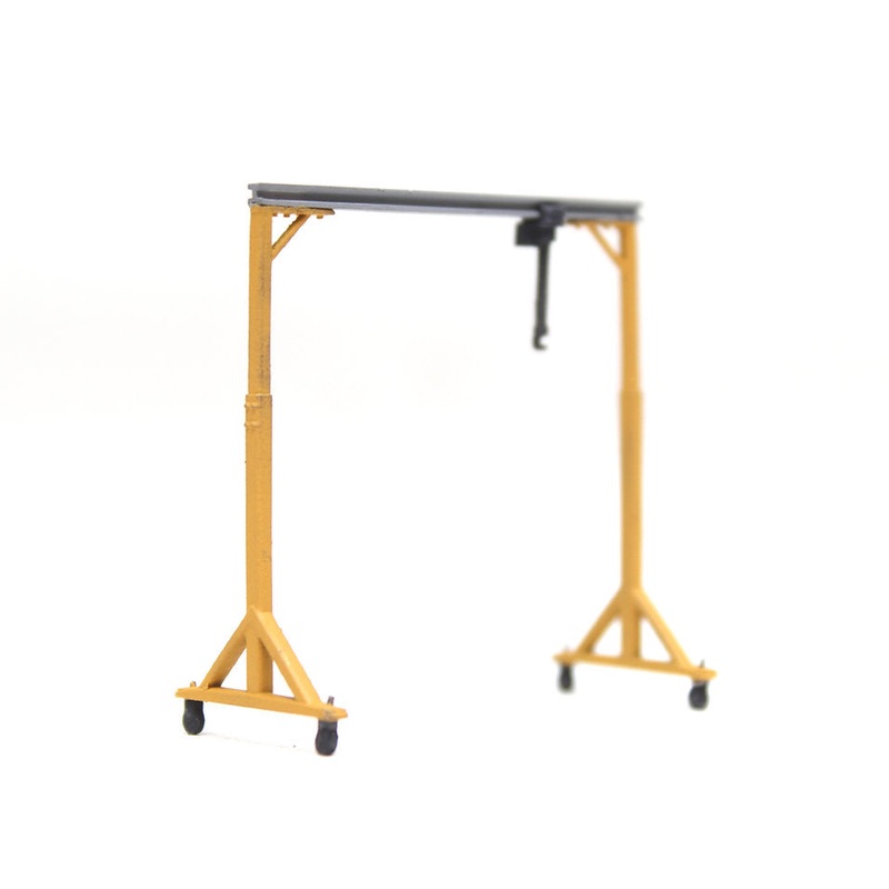 Portable Gantry Engine Crane Painted Model