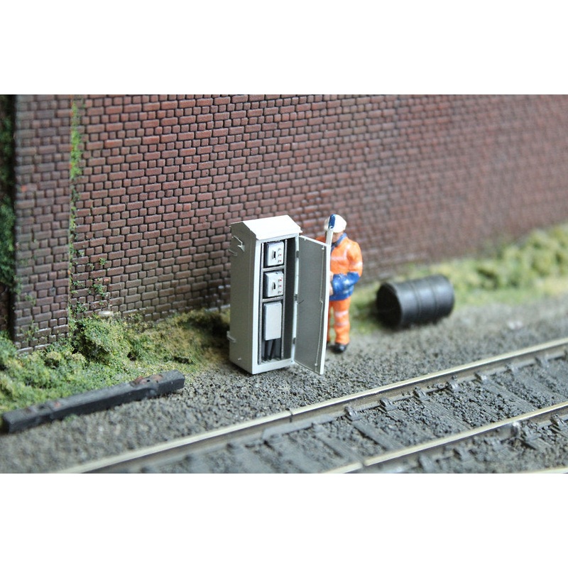 Relay Box 2 Door – OPEN – Light Grey