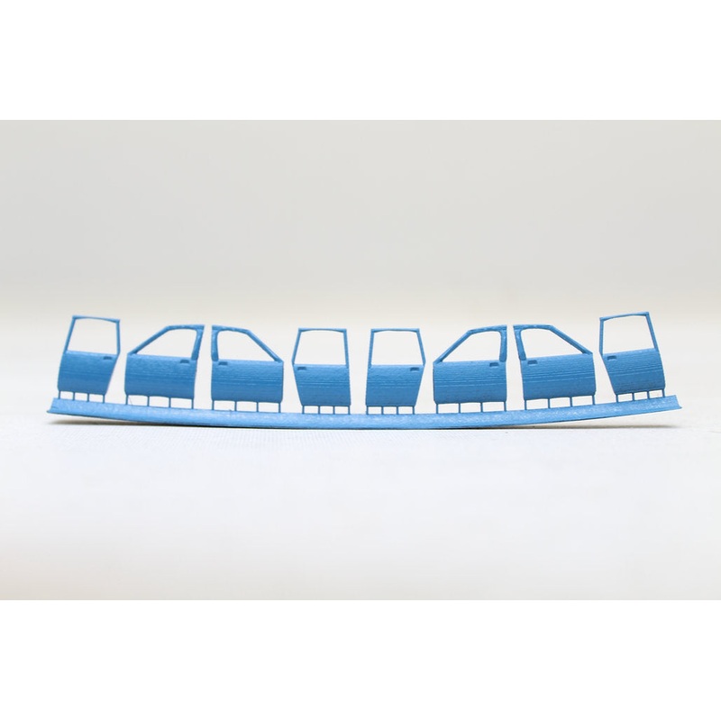 Scrap Metal Car Doors – Pack of 8 – LIGHT BLUE