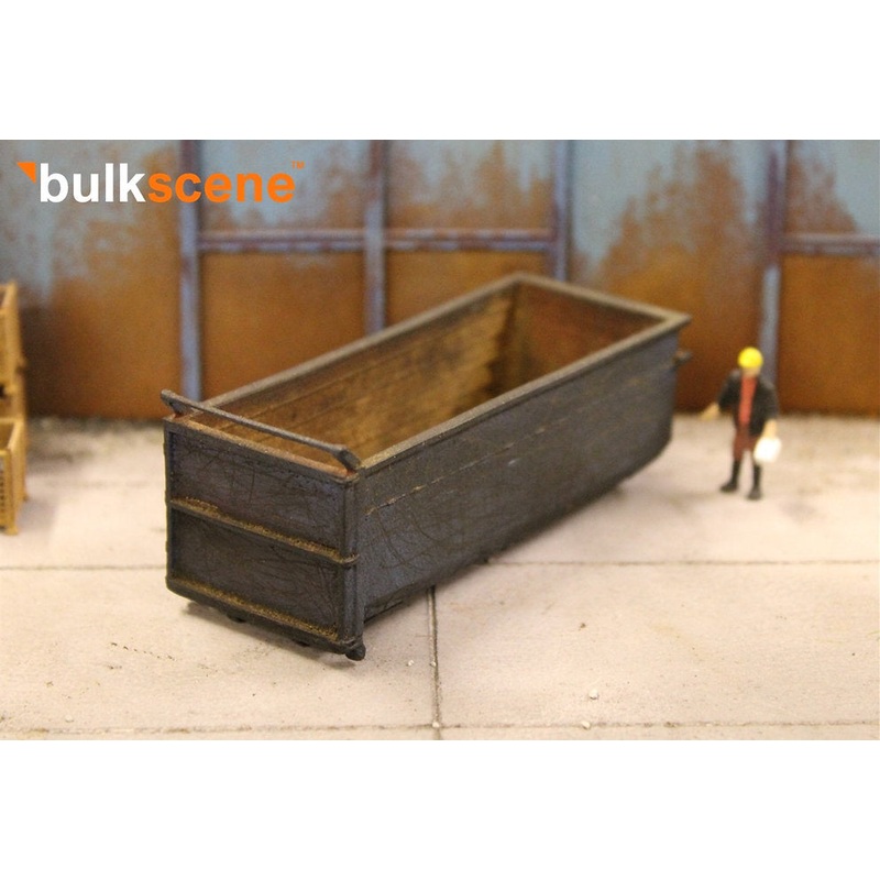 Smooth sided Hook Lift Skip Roll on Roll off – Blue