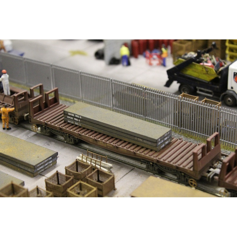 Steel Slabs Weathered (x3) 90mm x 20mm