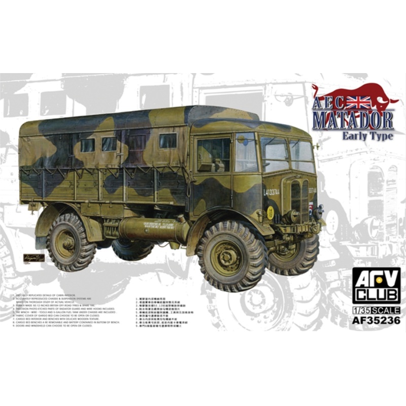 AEC Matador, Early, British Expeditionary Force 1940 Model Kit