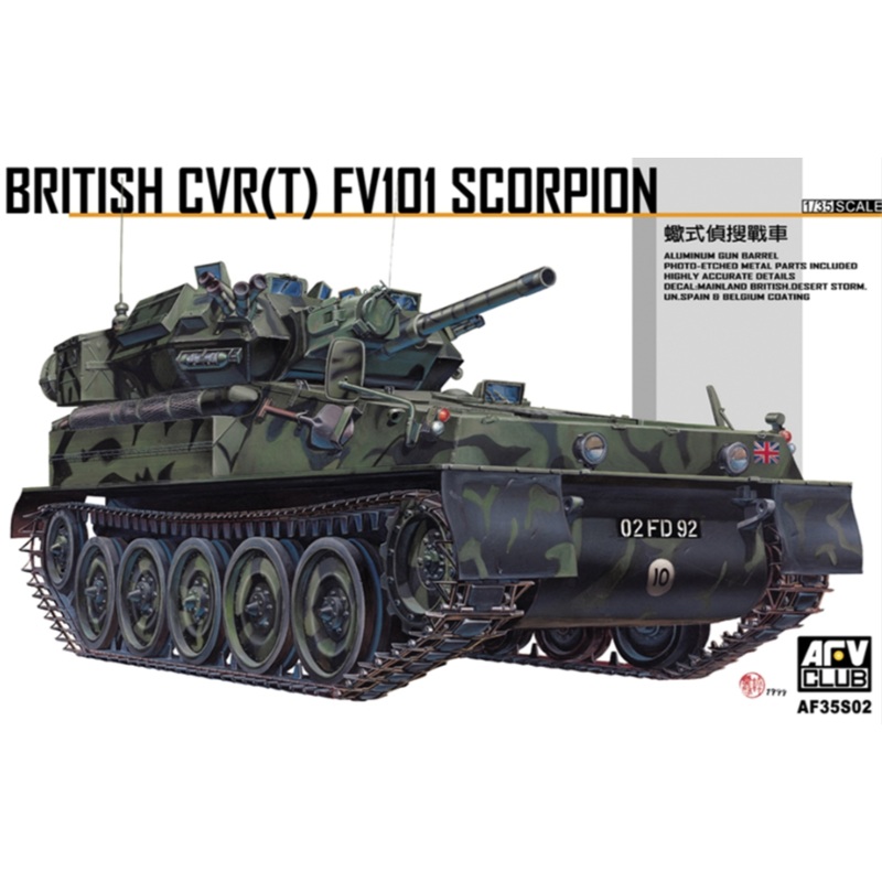 AFV Club PKAF35S02 CVR(T) FV101 Scorpion Model Kit