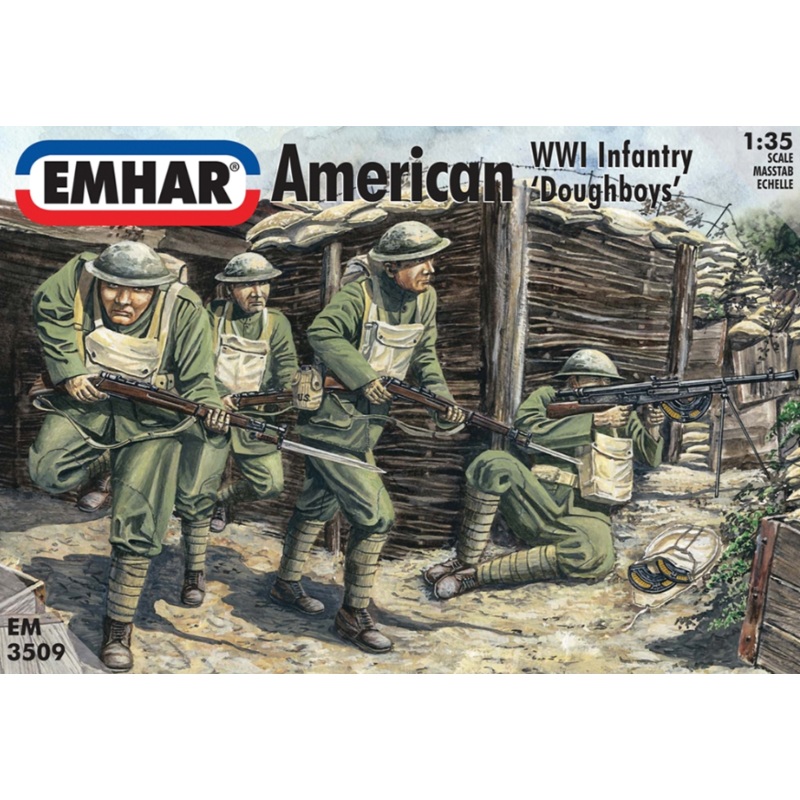 American WWI Infantry ‘Doughboys’ Model Kit