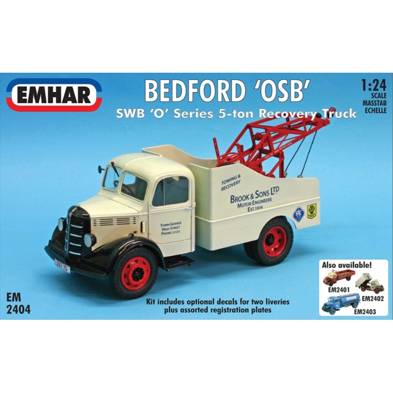 Bedford O Series SWB Recovery Truck Model Kit
