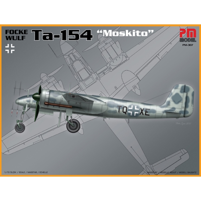 Focke Wulf Ta-154 Moskito Model Kit