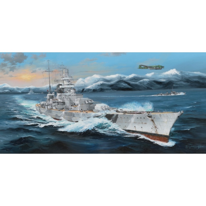 German Battleship Scharnhorst Model Kit