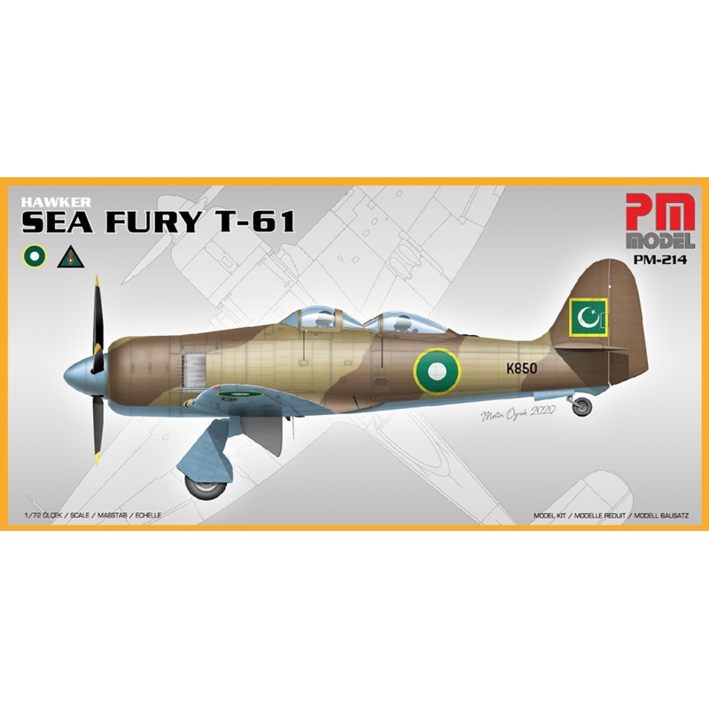Hawker Sea Fury T-61 Model Kit