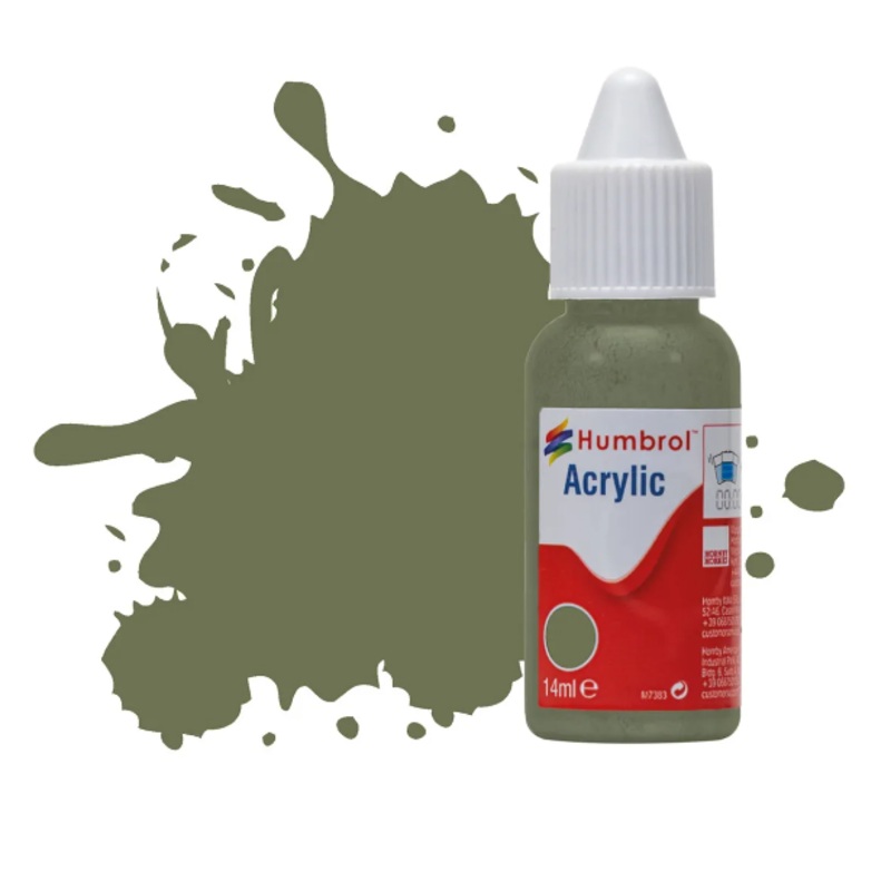 No 105 Marine Green Matt Acrylic Paint (14ml)