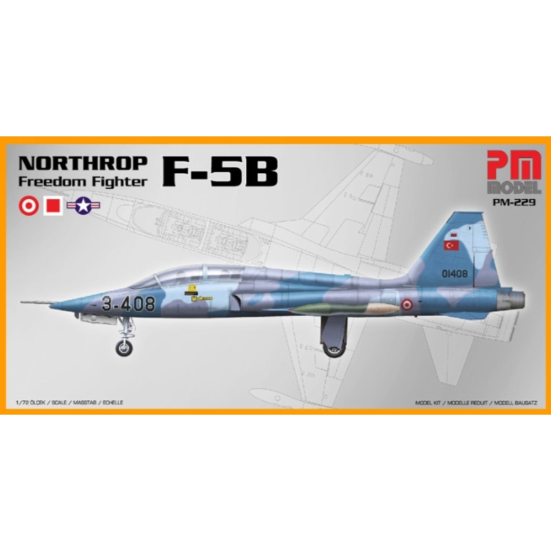 Northrop F-5B Freedom Fighter (3-408) Model Kit
