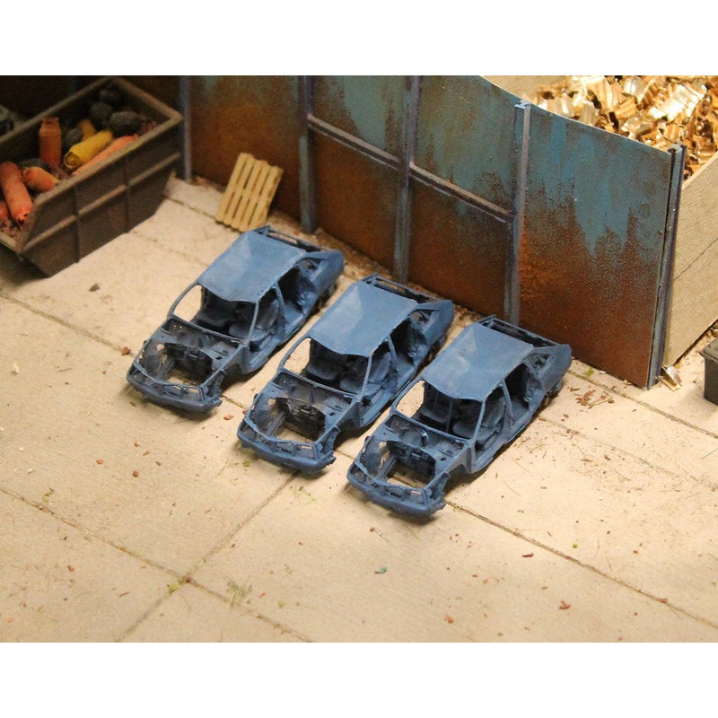 Scrap Car Gutted – BLUE – Pack of 3