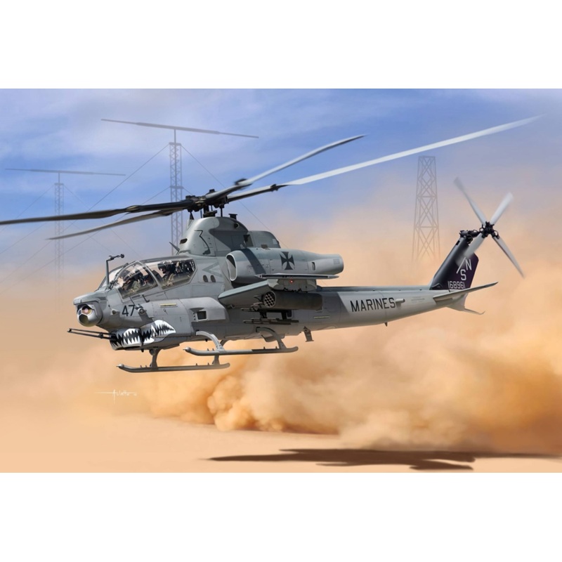USMC AH-1Z Shark Mouth Model Kit