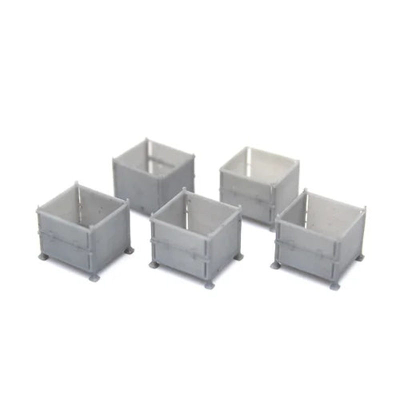 5 x Unpainted Stillage Containers