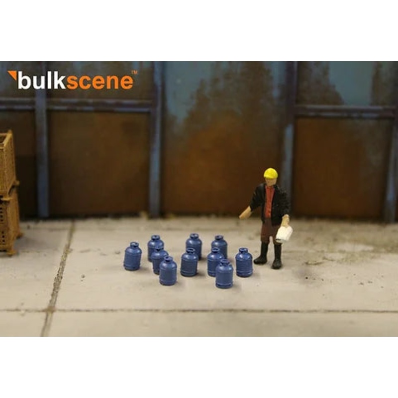 Blue Small Gas Bottles – Pack of 10