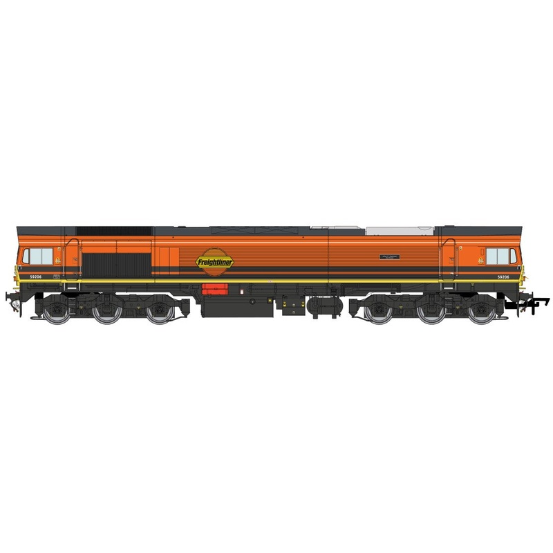 Class 59 59206 Freightliner Orange John F Yeoman Diesel Locomotive – DCC Sound