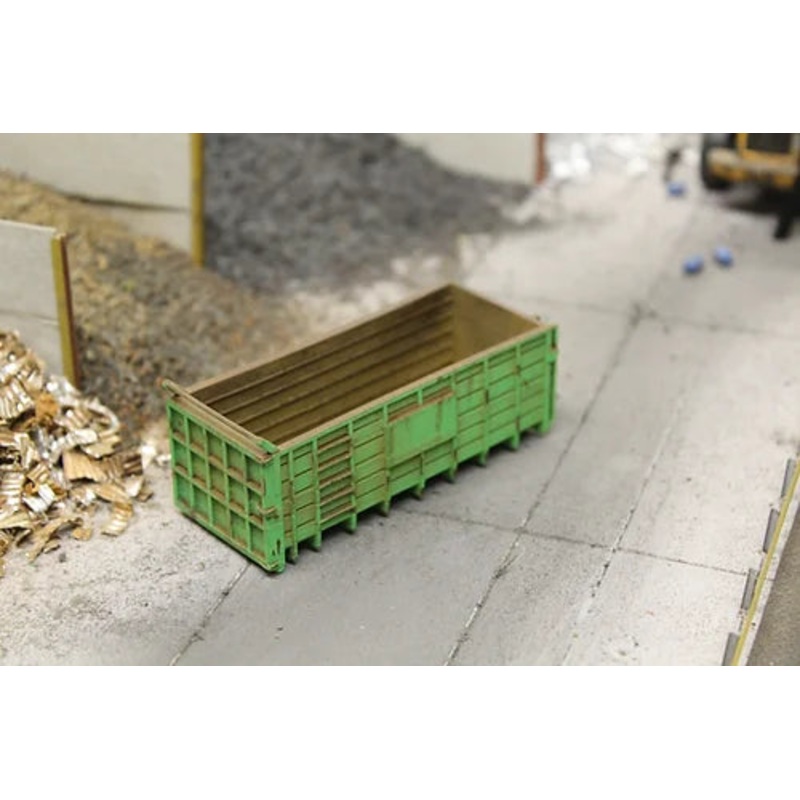Tall Hook Lift Skip Roll on Roll off – Green