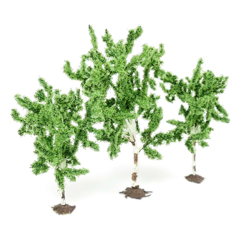 Birch Trees 3pcs
