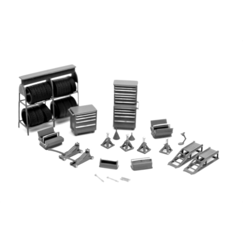 Car Garage Accessories Pack – UNPAINTED