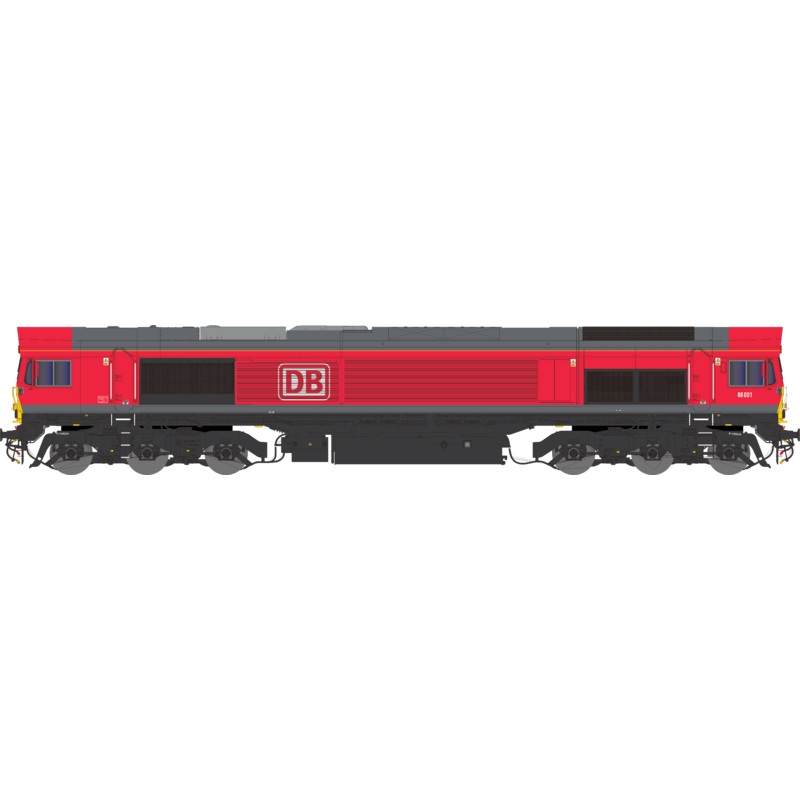 Class 66 66001 DB Red Diesel Locomotive – DCC Sound